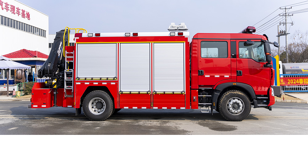 豪沃单桥抢险救援消防车图3