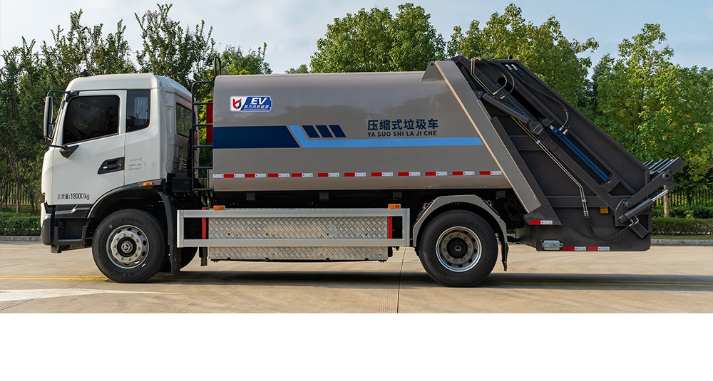 东风天锦纯电压缩式垃圾车图6