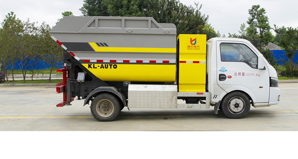 东风途逸纯电自装卸式垃圾车图3