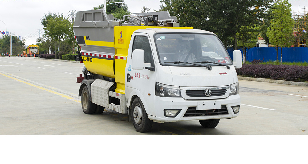 东风途逸纯电自装卸式垃圾车图1