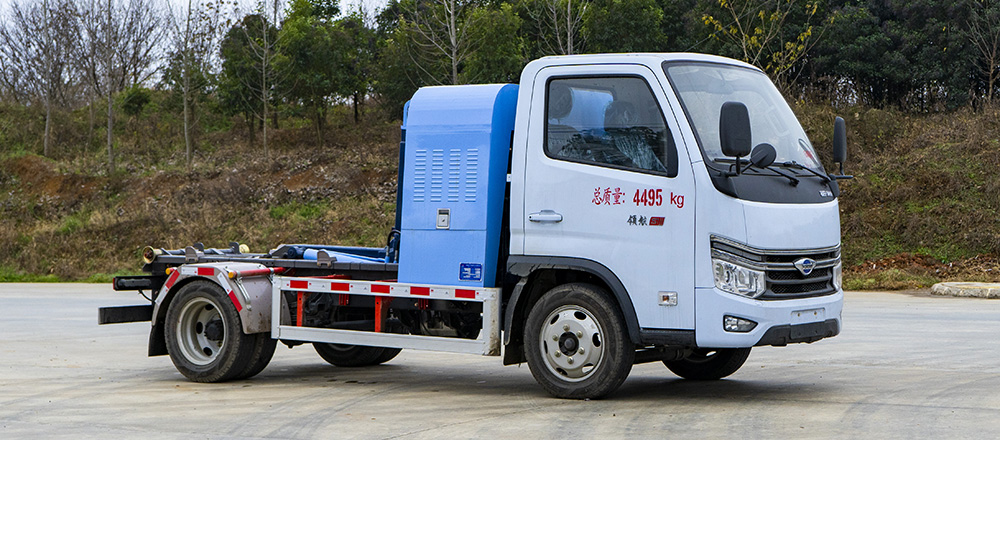 福田领航S1纯电车厢可卸式垃圾车图1