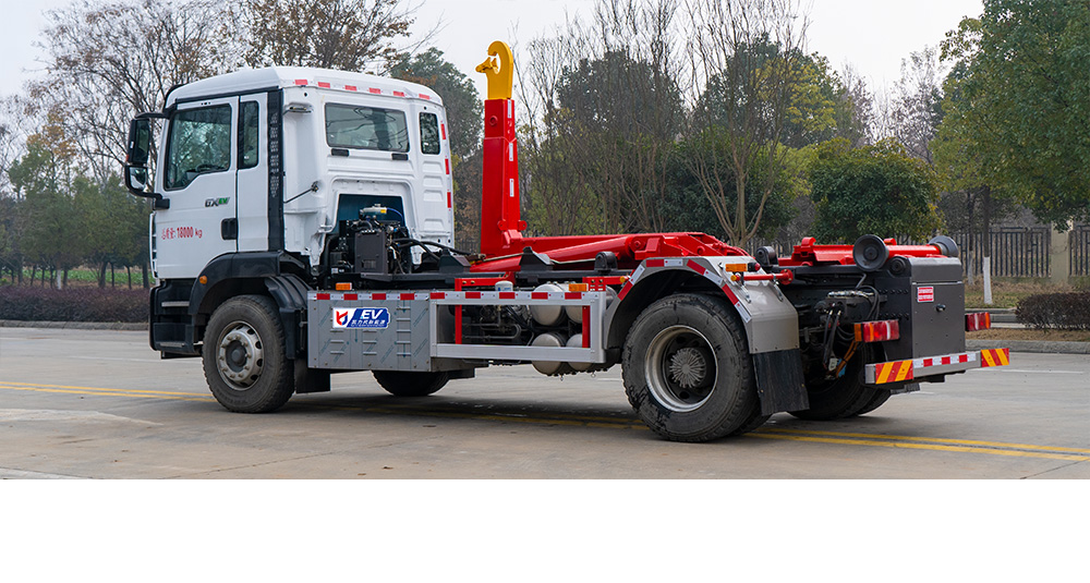 重汽纯电车厢可卸式垃圾车图3