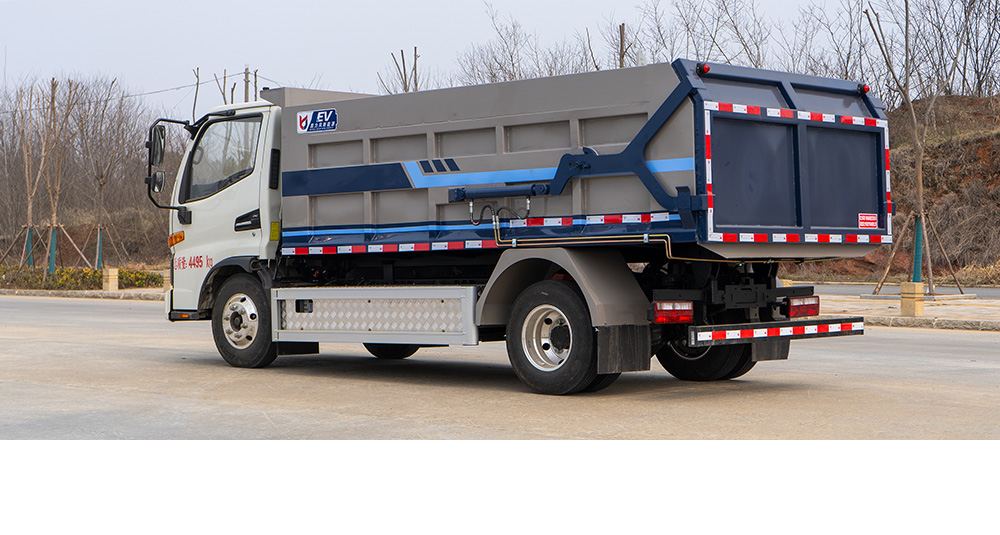 江淮帅铃纯电自卸式垃圾车图6
