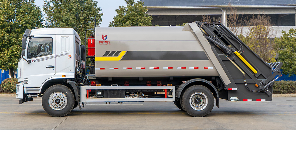 华神F5压缩式垃圾车图5