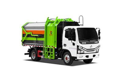 东风D6自装卸式垃圾车 侧装