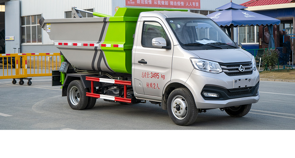 长安自装卸式垃圾车 后装图1