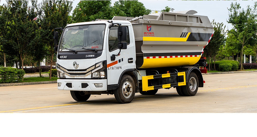 小多利卡自装卸式垃圾车 后装图2