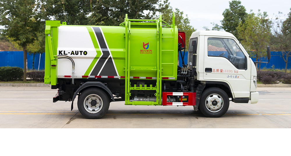 福田小卡之星3侧装压缩垃圾车图3