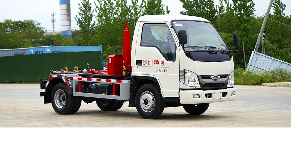 小卡之星2柴油3方车厢可卸式垃圾车图1