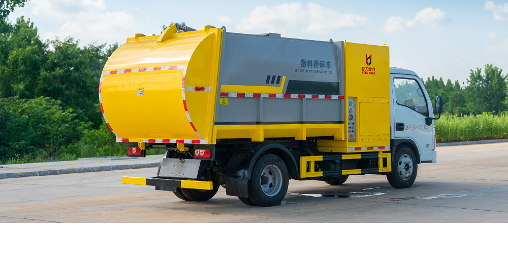 上汽轻卡物料粉碎车图6