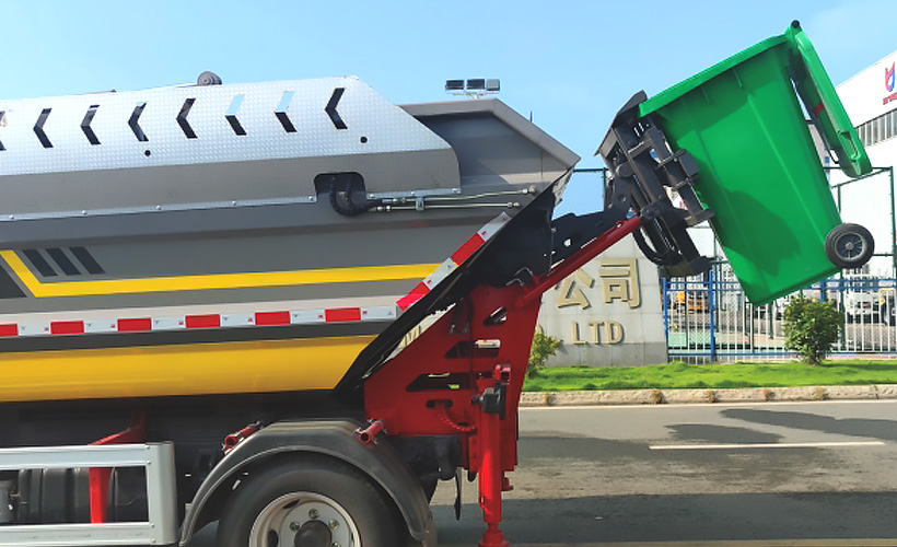 翻桶机构 进料快捷