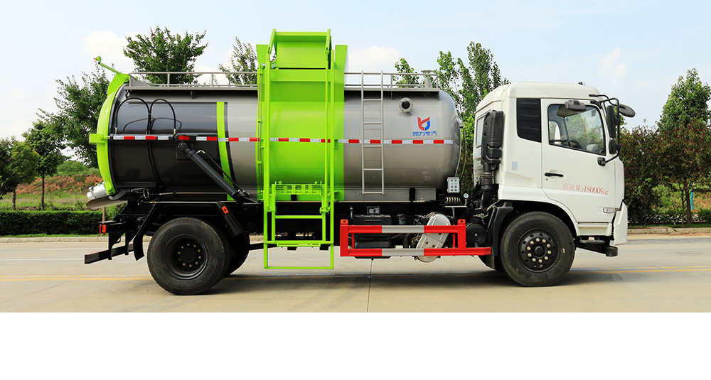 东风天锦餐厨式垃圾车图3